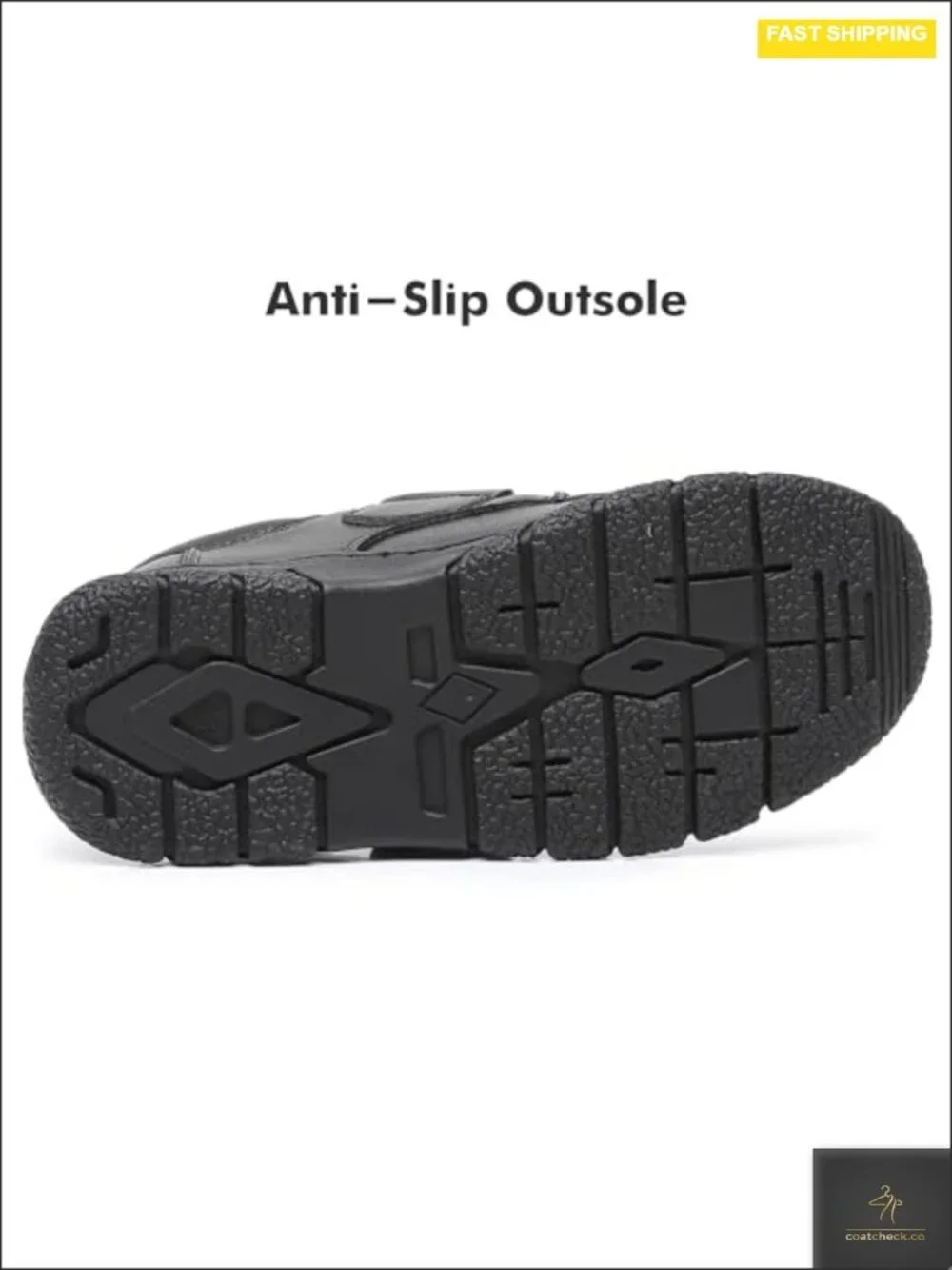 Boys School Uniform Oxford Dress Shoes with Hook-and-Loop Closure